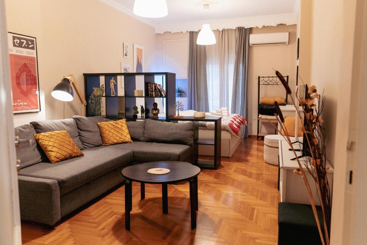 Charming 85Sqm Apartment With Panoramic City-Views Thessaloniki Exterior foto