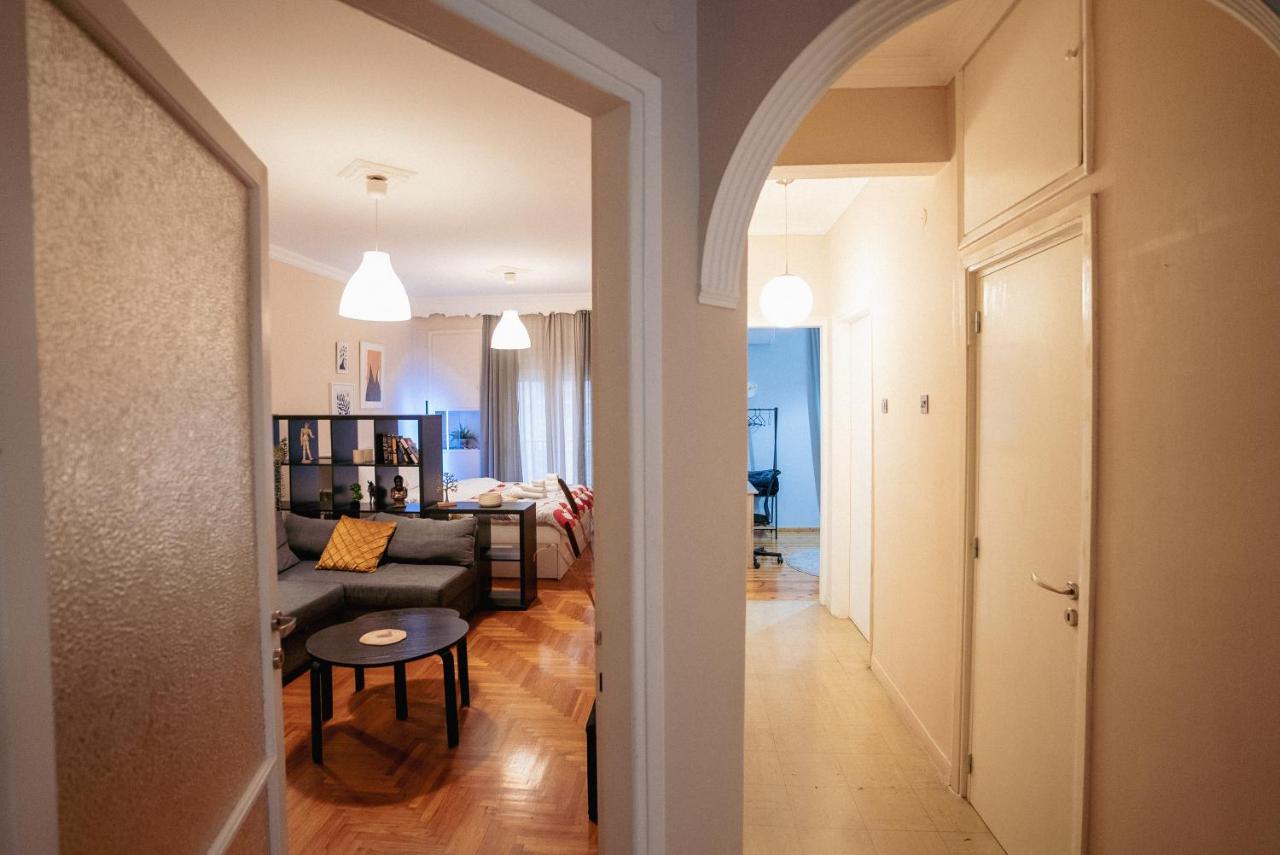 Charming 85Sqm Apartment With Panoramic City-Views Thessaloniki Exterior foto